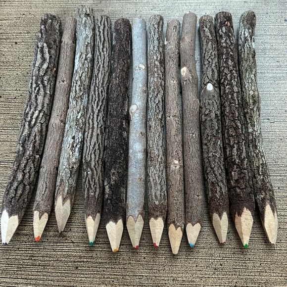 Handmade Rustic Multicolor Pencils - Picture 6 of 7